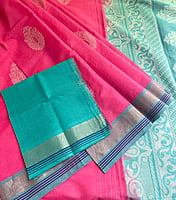 Pink Handwoven Cotton Saree Pink Handwoven Cotton Saree